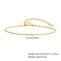 Gold Snake Chain Anklet