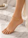 Star & Bell Charm Anklet