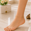 Double Bead Layer Anklet