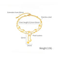 Moon & Star Pearl Anklet