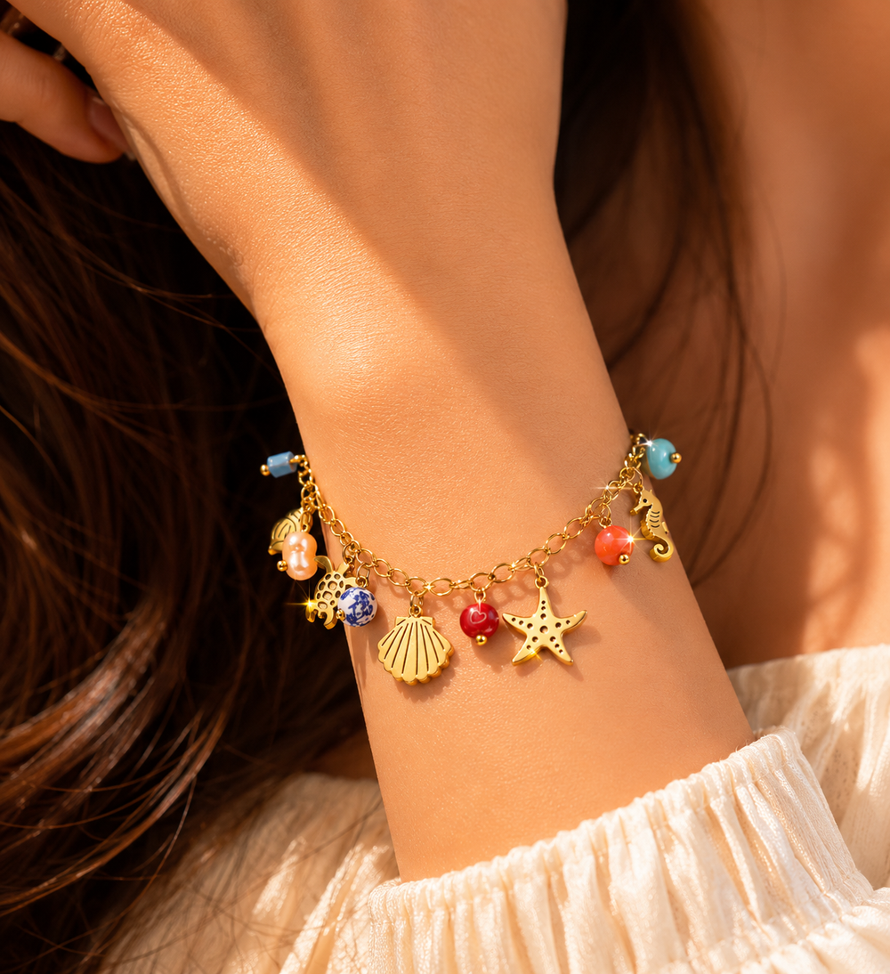 Ocean Treasure Charm Bracelet
