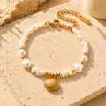 Coastal Pearl Shell Bracelet