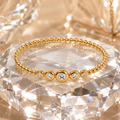 Celestial Crystal Bead Bracelet