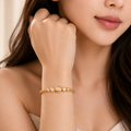 Celestial Crystal Bead Bracelet