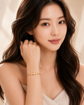 Celestial Crystal Bead Bracelet