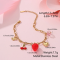 Strawberry Garden Charm Bracelet