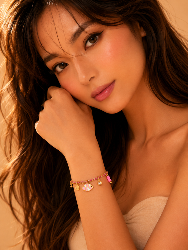 Pink Fish Lucky Bracelet