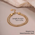 Luxe Crystal Tennis Bracelet Gold
