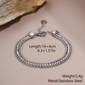 Crystal Tennis Bracelet Silver