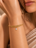 Golden Charm Chain Bracelet