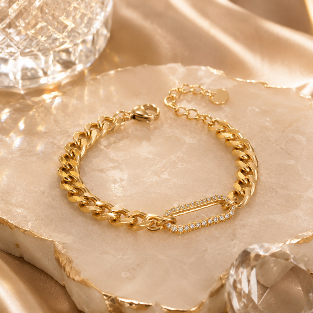 Radiant Link Chain Bracelet