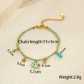 Azure Lucky Fish Charm Bracelet