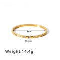 Celeste Crystal Bangle - Gold