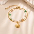 Seashell Layer Bracelet