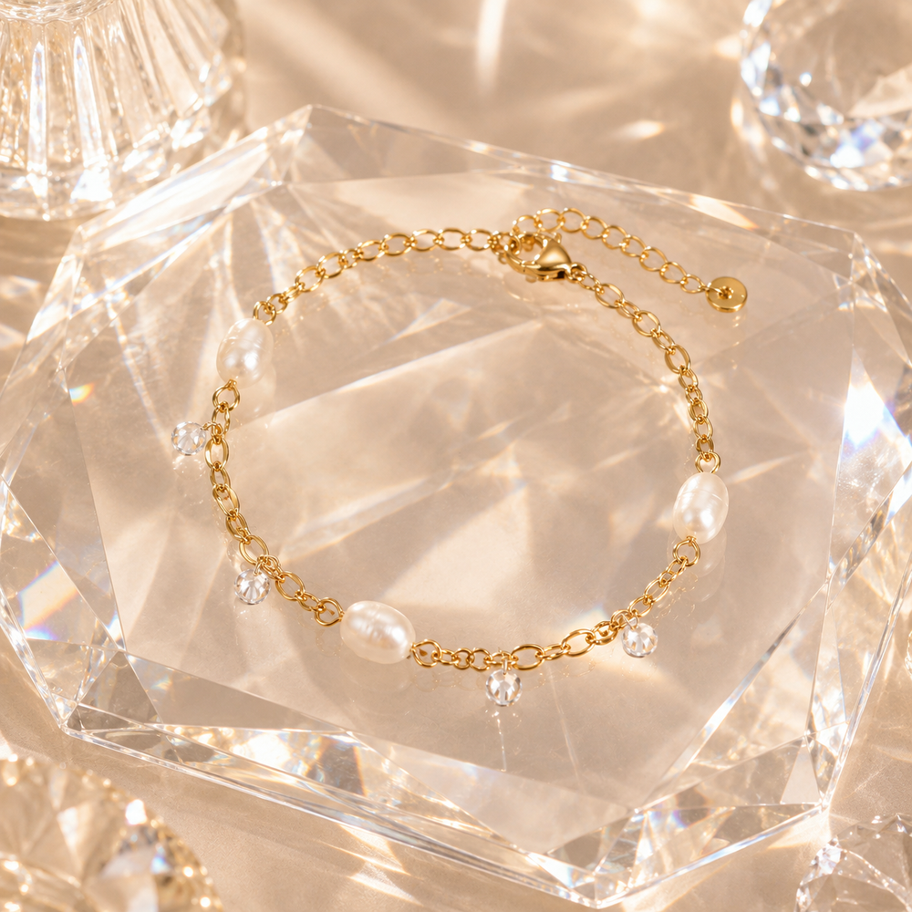 Pearl Crystal Bracelet