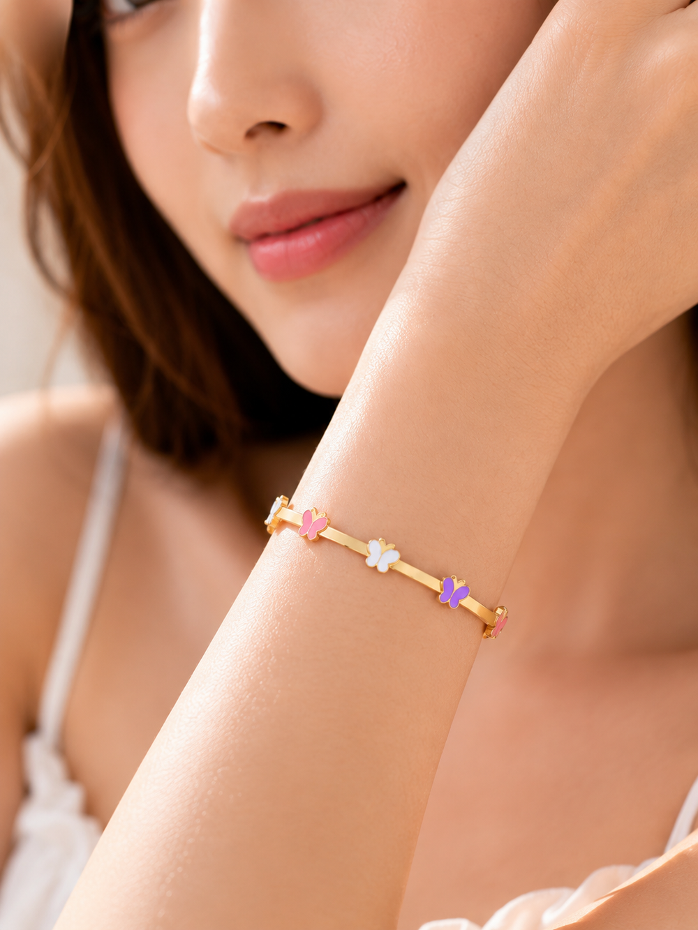 Pastel Butterfly Cuff