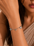 Amour Heart Bracelet - Silver
