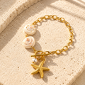 Ocean Star Shell Charm Bracelet
