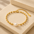 Classic Pearl Chain Bracelet