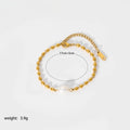 Classic Pearl Chain Bracelet
