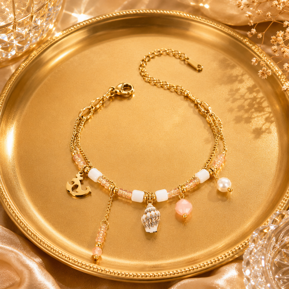 Coastal Treasure Charm Bracelet