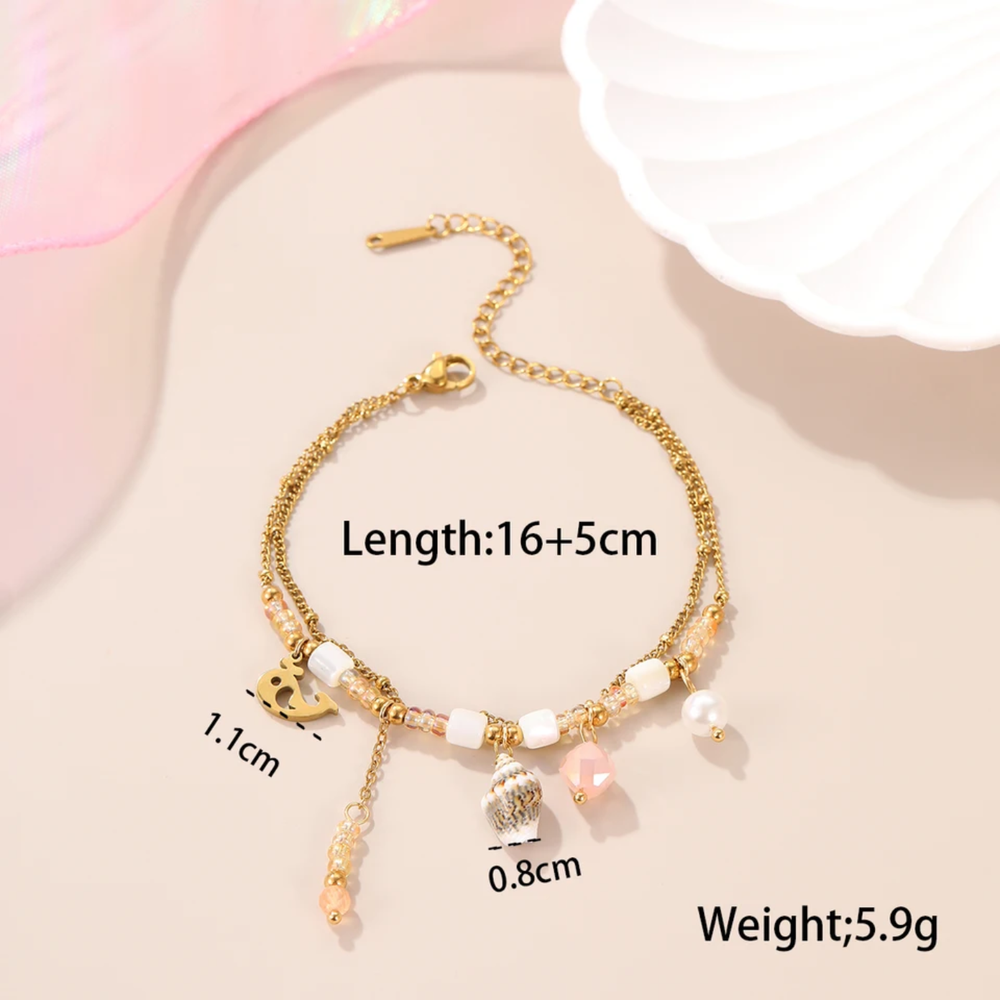 Coastal Treasure Charm Bracelet