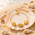 Golden Seashell Bracelet