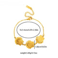 Golden Seashell Bracelet
