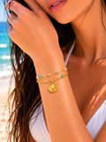 Crystal Shell Layer Bracelet
