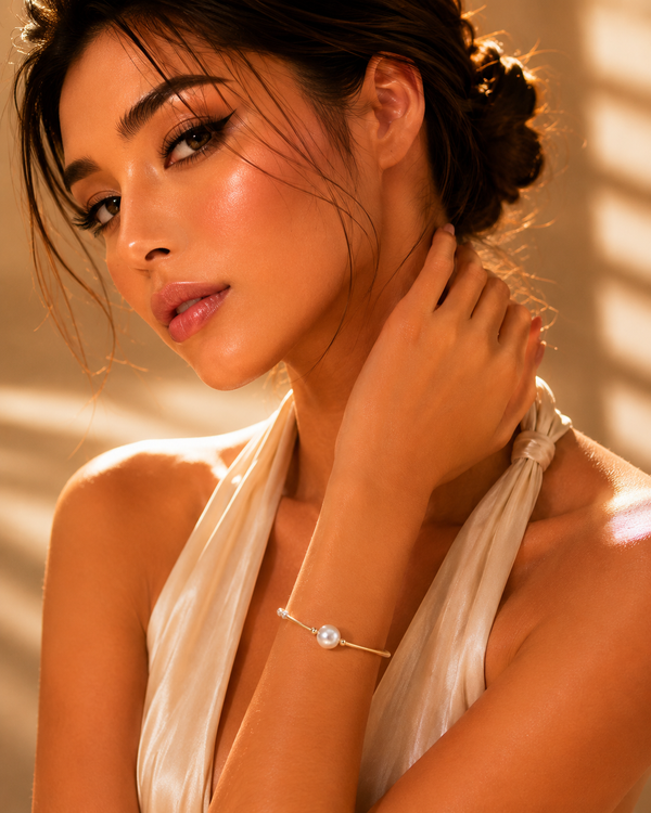 Luna Pearl Cuff Bracelet