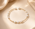 Celeste Pearl Cuff Bracelet