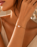 Rosé Pearl Cuff Bracelet