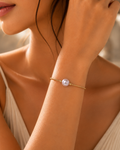 Lavender Pearl Cuff Bracelet