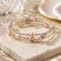 Aurora Pearl Wrap Bracelet