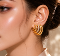 Auréa Multi Hoop Pavé Earrings