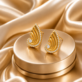 Celeste Crystal Wing Earrings – Gold