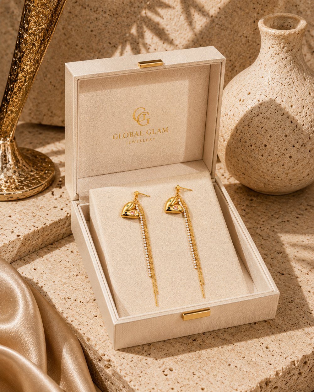 Serpentine Chain Earrings