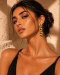 Aurora Gold Link Earrings