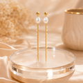 Pearl Cascade Drop Earrings