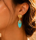 Turquoise Starfish Resort Earrings