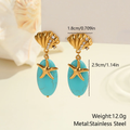 Turquoise Starfish Resort Earrings
