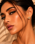 Crystal Blossom Stud Earrings