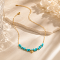 Azure Heart Serenity Necklace