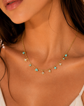 Celestial Turquoise Star Necklace