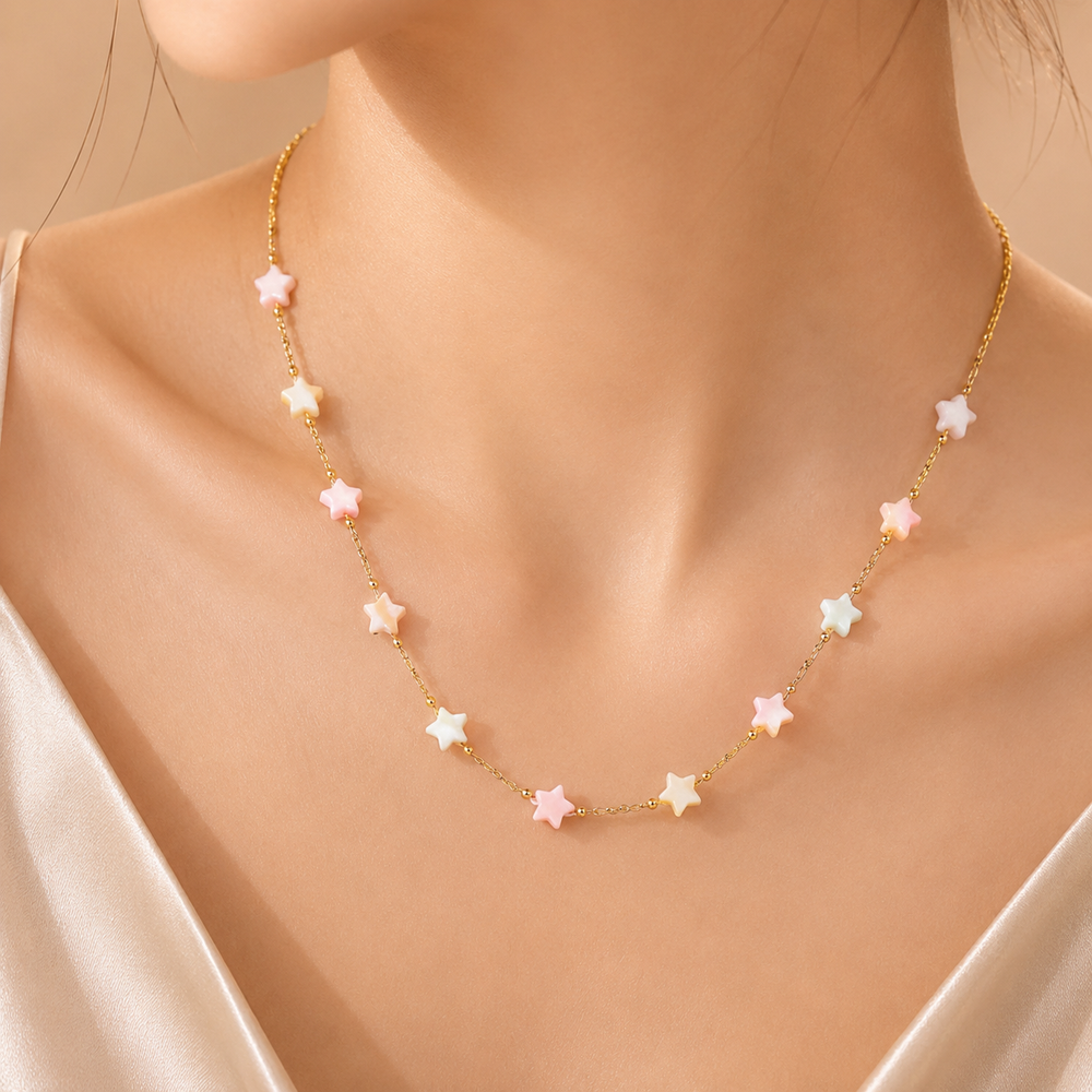 Pastel Stardust Necklace