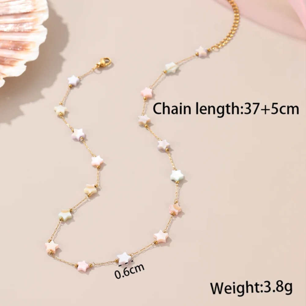 Pastel Stardust Necklace