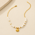 Pearl Seashell Elegance Necklace