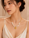 Pearl Seashell Elegance Necklace