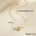 Pearl Seashell Elegance Necklace