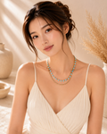 Azure Double Layer Necklace